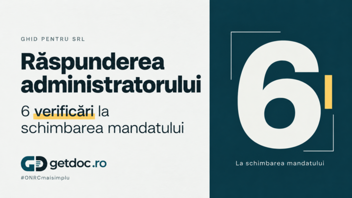 Sase verificari la schimbarea mandatului