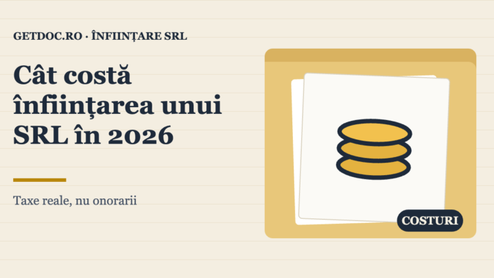 cost infiintare srl 2026 getdoc 2026